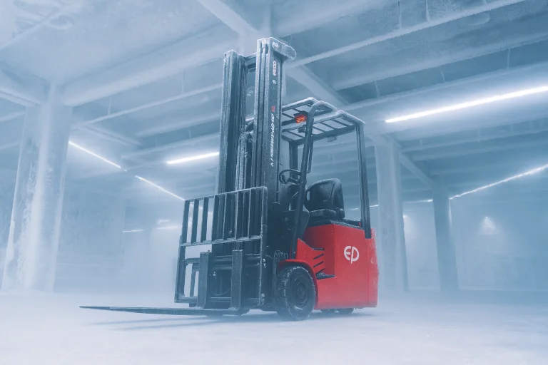 EP Equipment lithium forklift