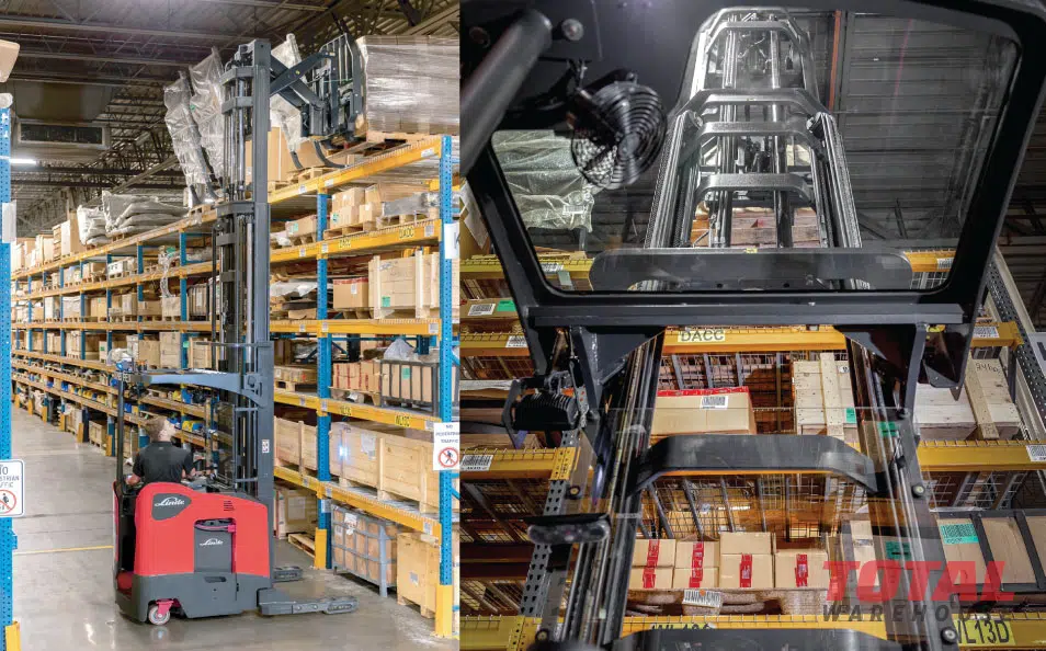 Forklift di gudang modern - ilustrasi hasil pencarian Google Images